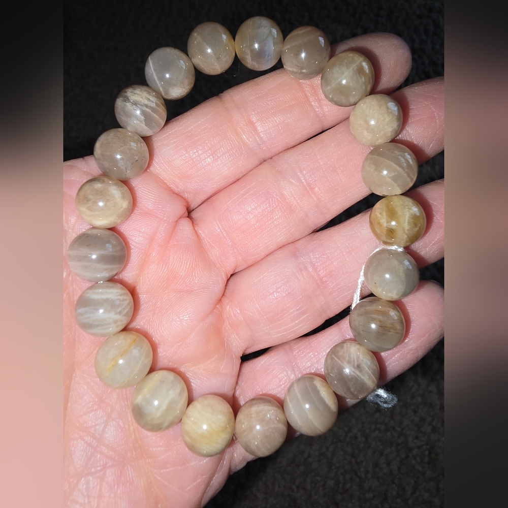 9.5mm Moonstone Bracelet #1